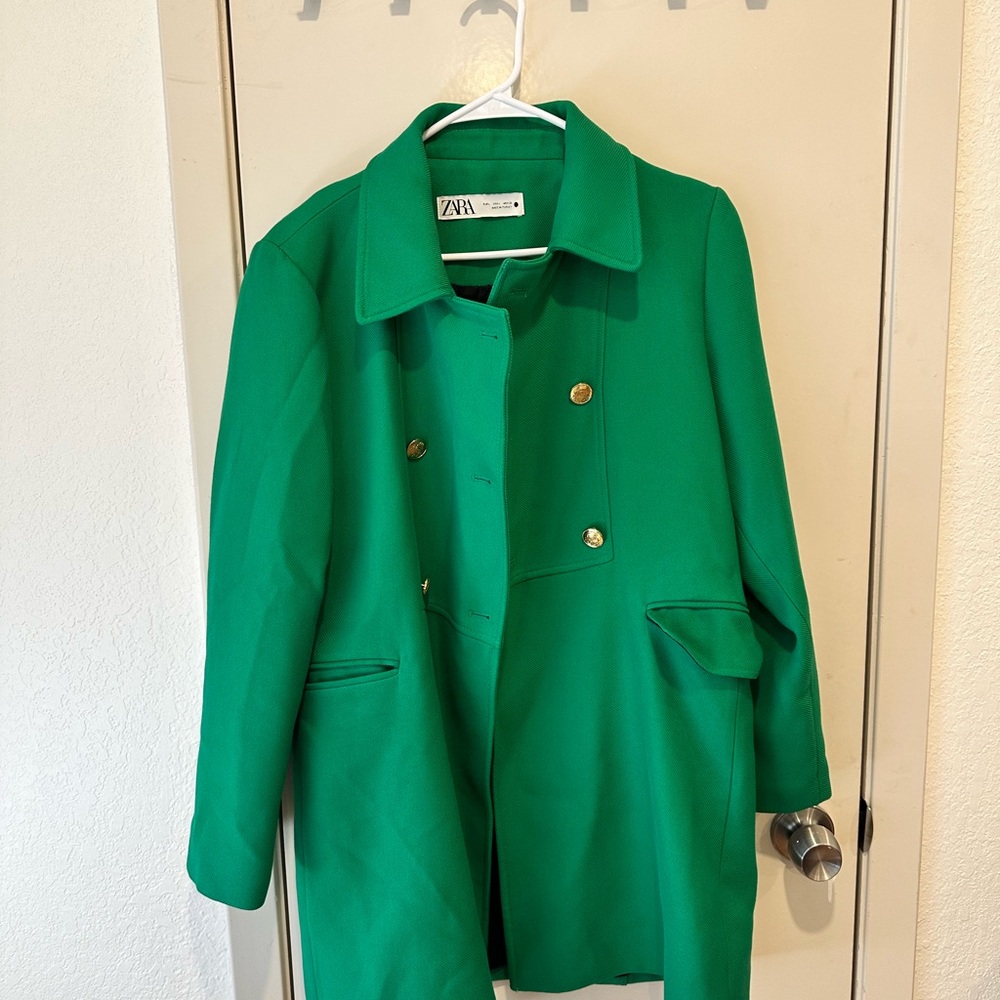 Zara Vibrant Green Jacket